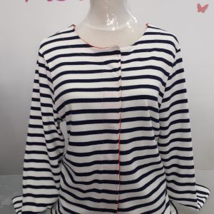 chaqueta de rayas