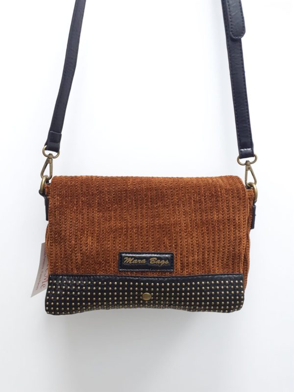 Bolso bandolera pana marrón