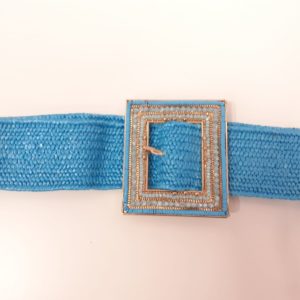 Cinturón  elástico azul