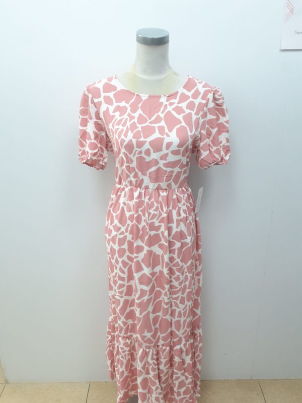 Vestido largo mangas