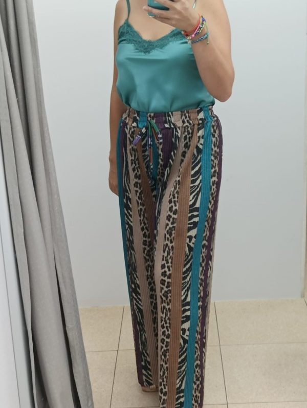 Pantalón punto plisado