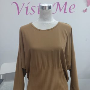 Camiseta plisada punto