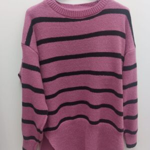Jersey largo rayas