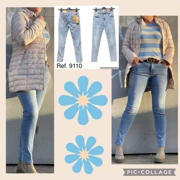 Pantalon vaquero claro reactivo - Imagen 2