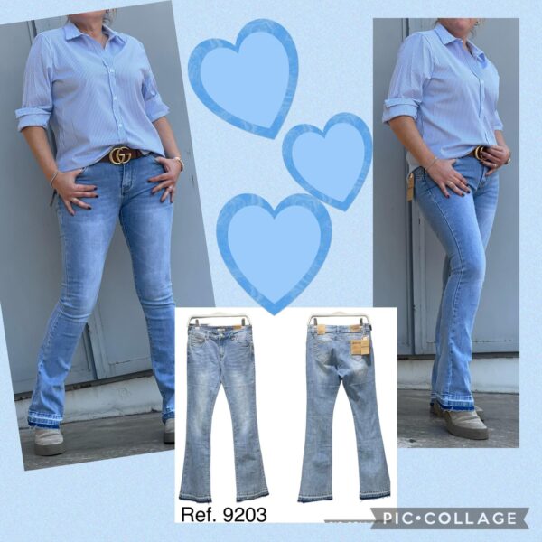 Pantalón vaquero campana
