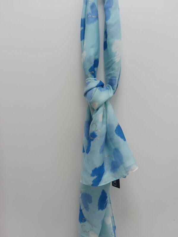 Pañuelo tonos azules