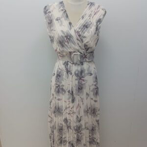 Vestido midi plisado