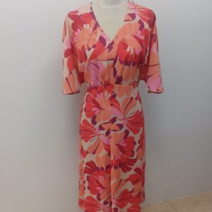 Vestido midi estampado