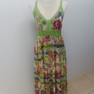Vestido midi estampado