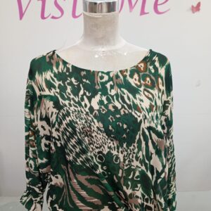 Blusa nudo verde