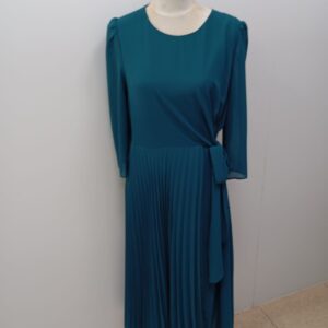 Vestido midi plisado