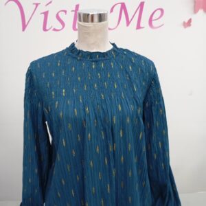 Blusa plisada