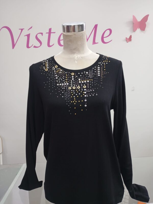 Camiseta brillos