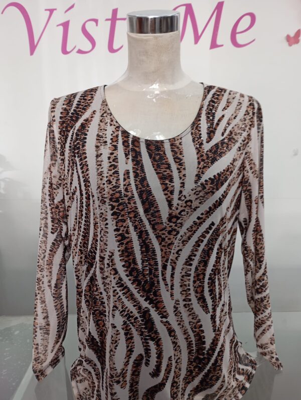 Blusa gasa estampada
