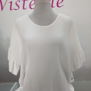 Blusa plisada