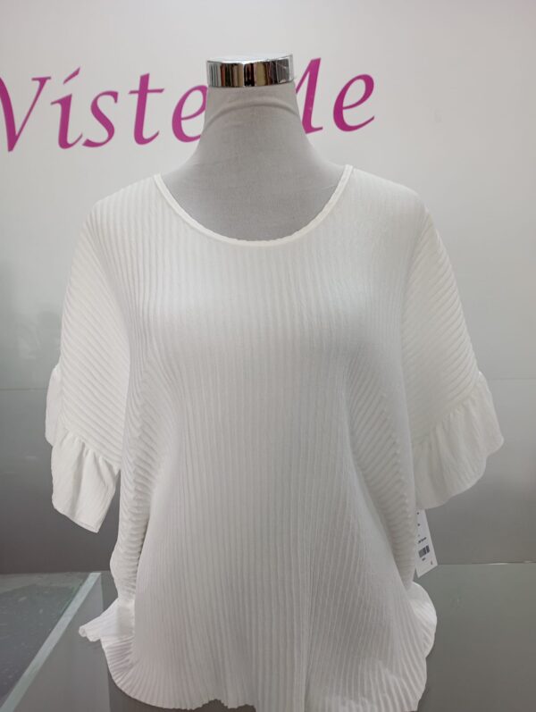 Blusa plisada