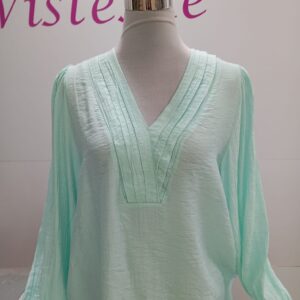 Blusa verde agua