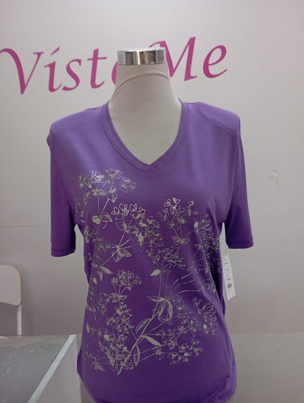 Camiseta flor