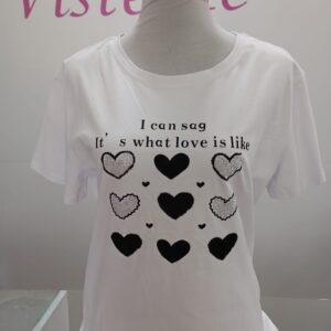 Camiseta corazones