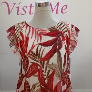 Blusa plisada