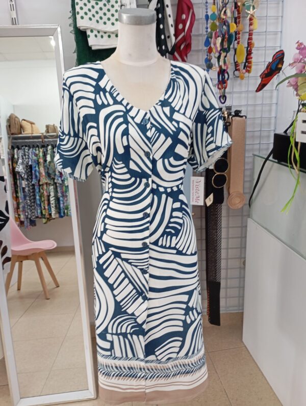 Vestido abotonado