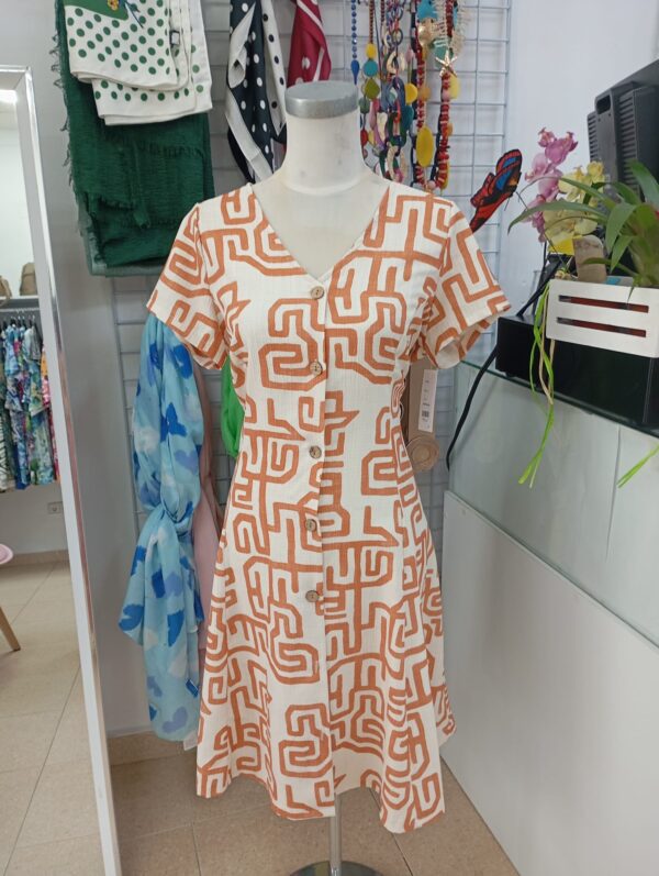 Vestido abotonado