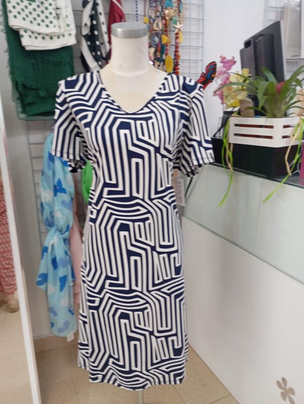 Vestido estampado señora