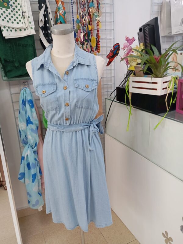 Vestido vaquero claro