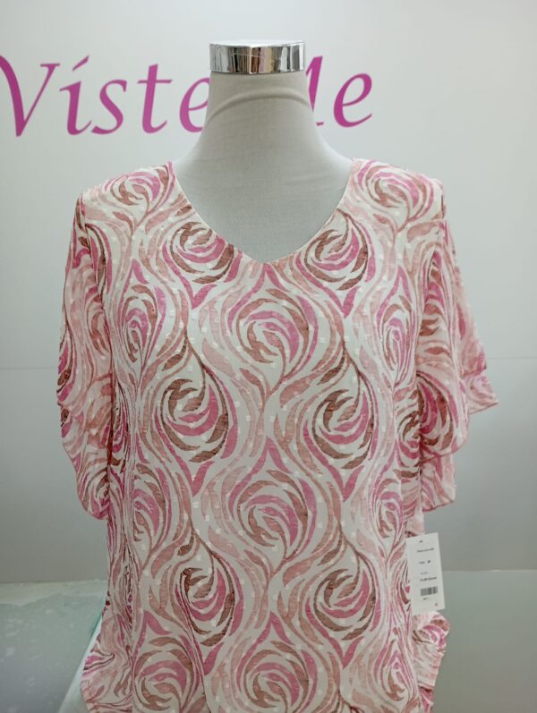 Blusa estampada gasa