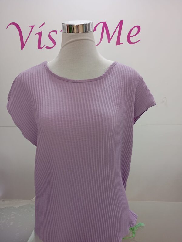 Blusa plisada