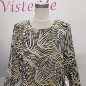 Blusa gasa estampada