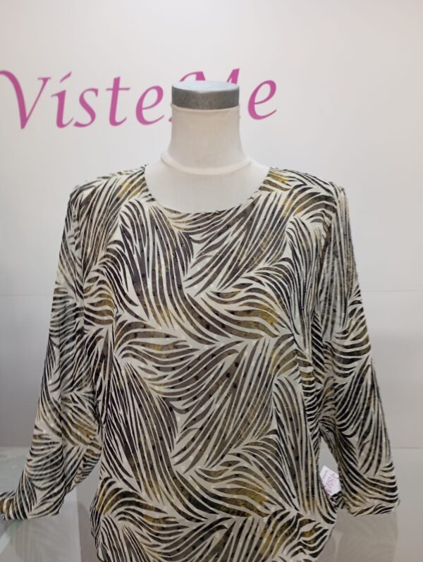Blusa gasa estampada