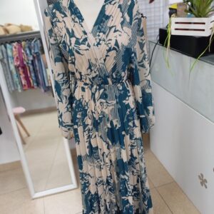 Vestido midi plisado