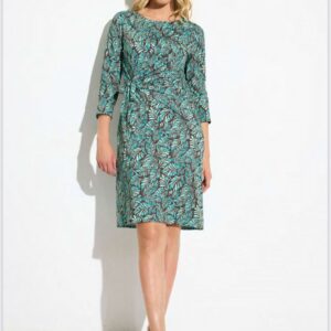 Vestido nudo estampado