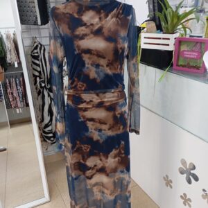 Vestido tul estampado