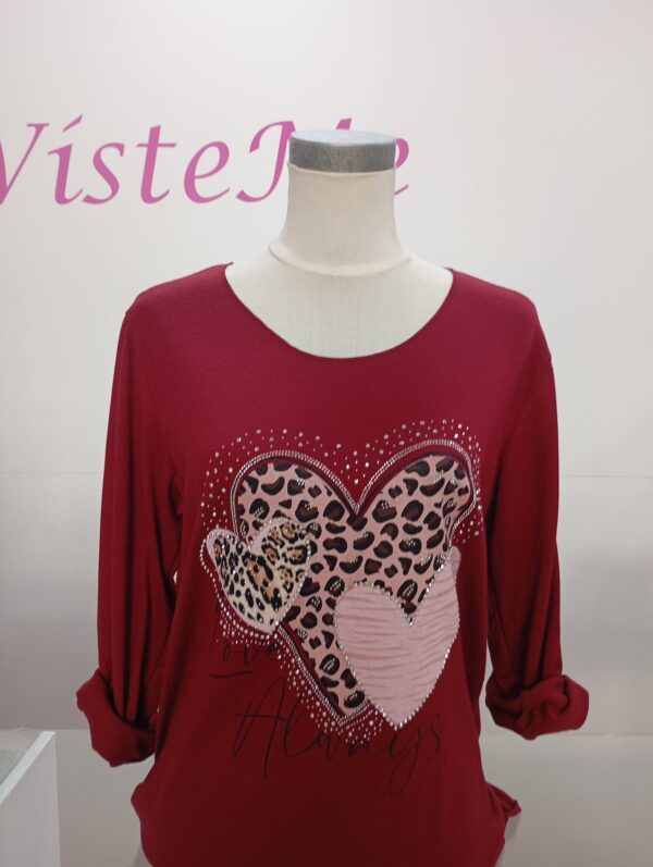 Camiseta corazón
