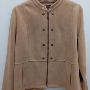 Chaqueta antelina camel
