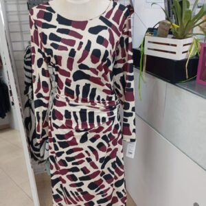 Vestido nudo estampado