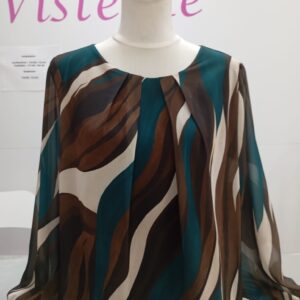 Blusa gasa estampada