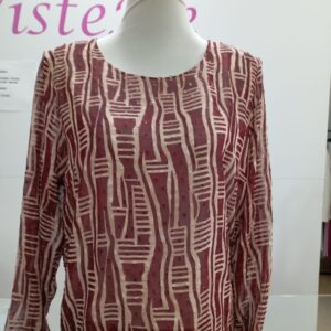 Blusa gasa estampada