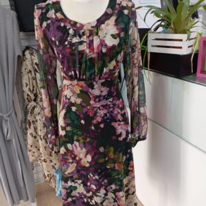 Vestido tul estampado