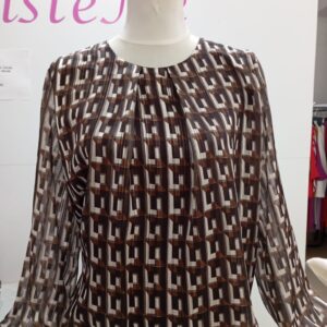 Blusa gasa estampada