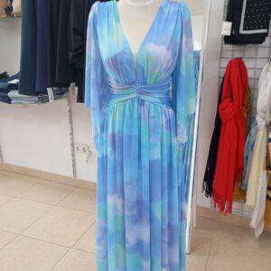 Vestido tul estampado