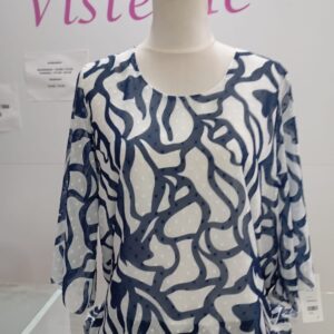 Blusa gasa estampada