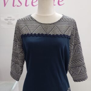 Camiseta blonda azul m