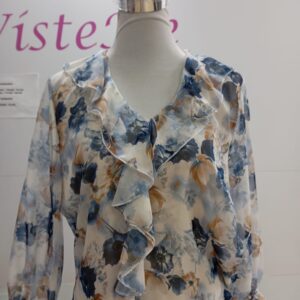 Blusa gasa estampada