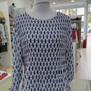 Blusa plisada