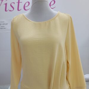 Blusa nudo amarilla