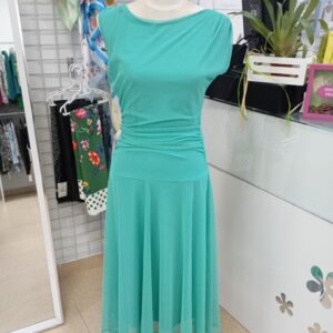 Vestido tul verde