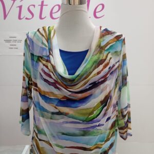 Blusa tul estampada